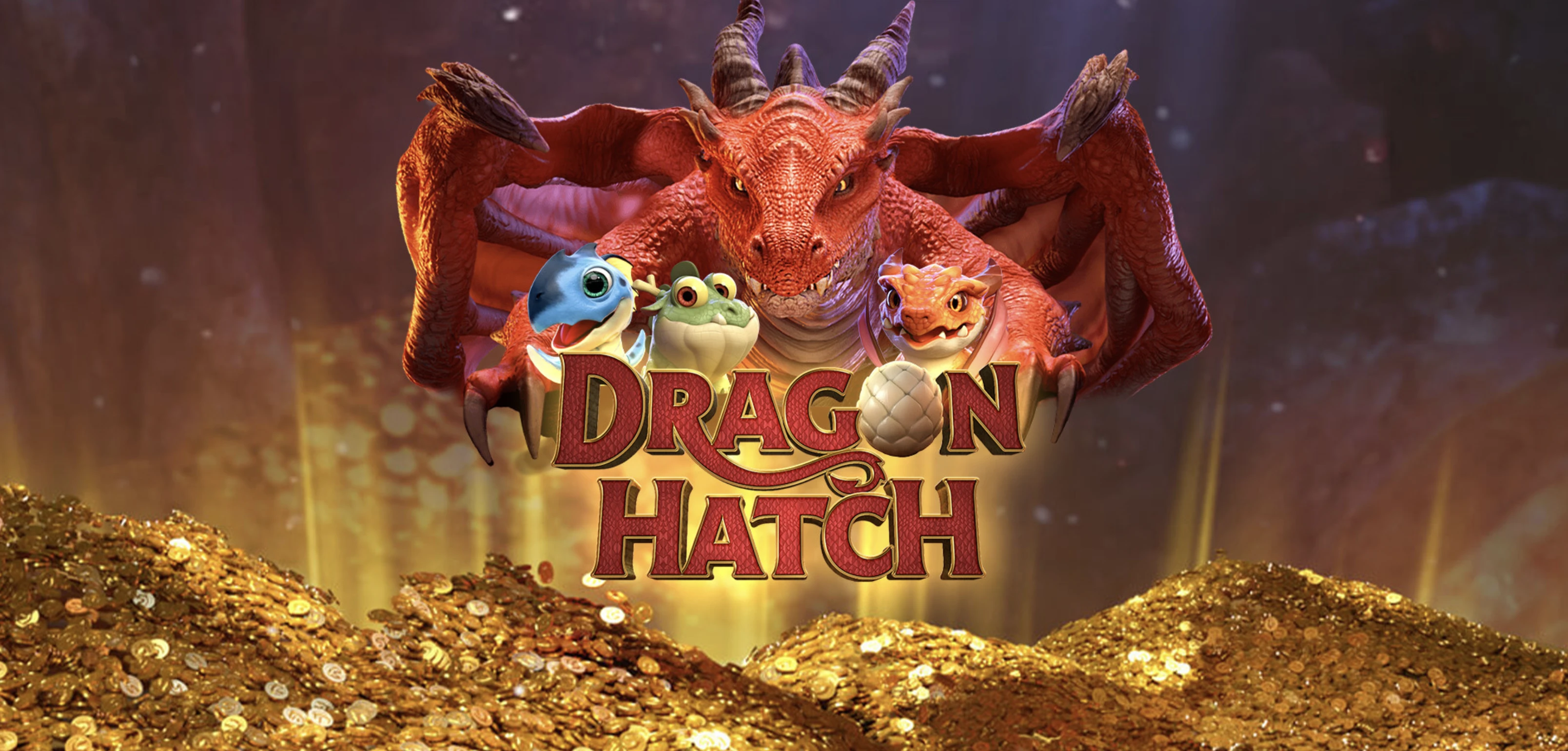 Tela de jogo do slot Dragon Hatch