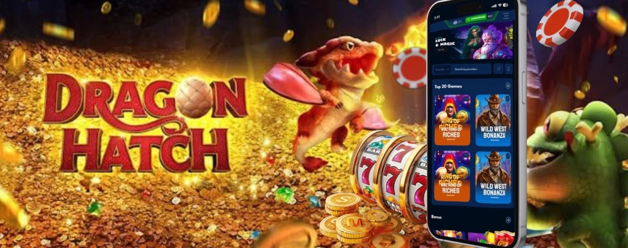 Visão geral da grade 5x5 de Dragon Hatch